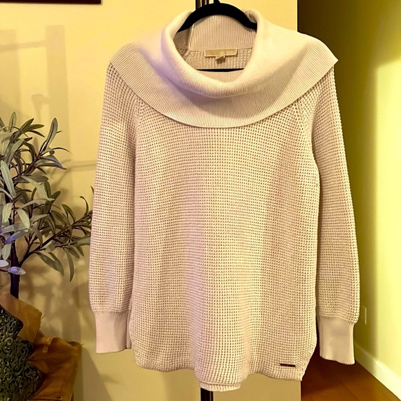 Michael Kors Sweaters - Michael Kors, M cowl neck sweater.Cotton/poly Oatmeal in color.Great condition!